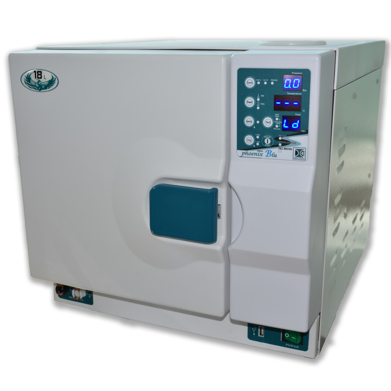 Phoenix Blu LED Autoclave, 18 Liter Capacity
