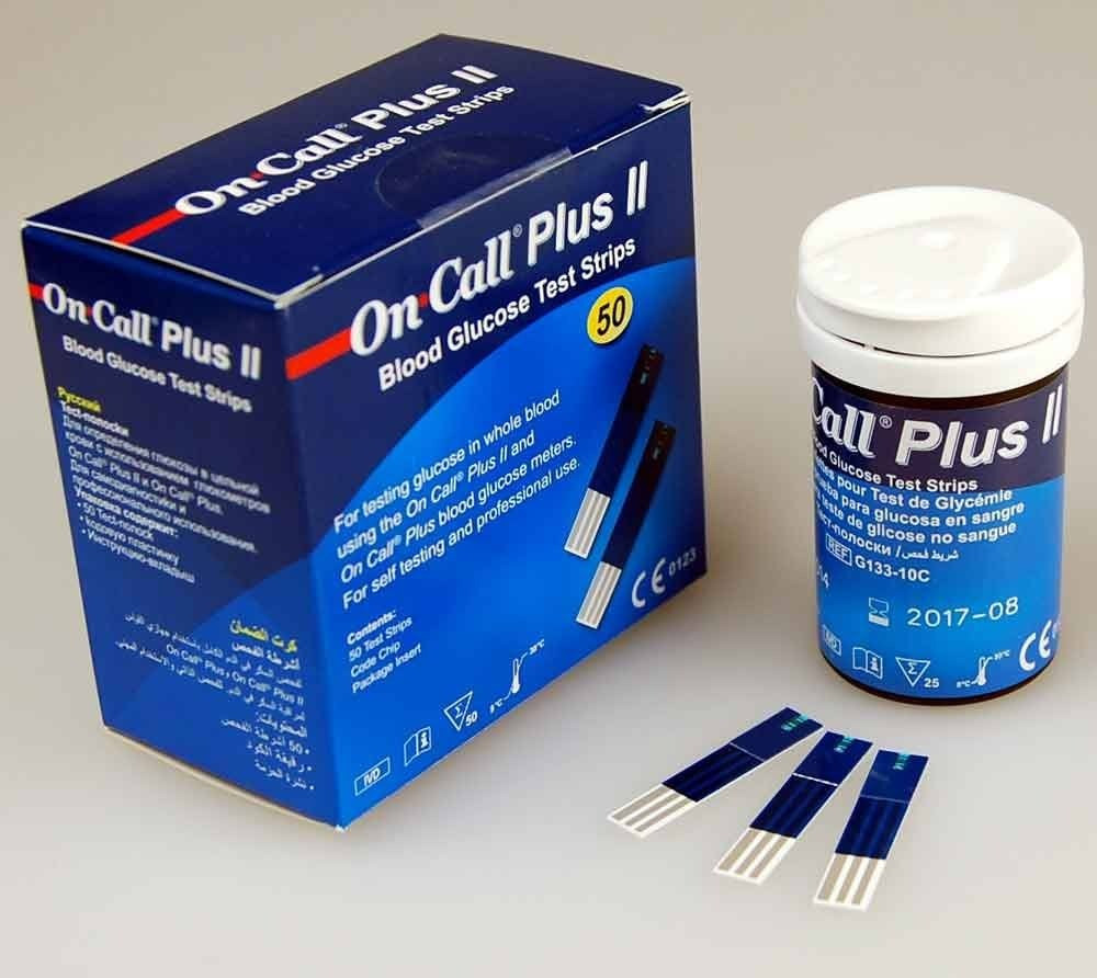 On Call Plus Blood Glucose Test Strips
