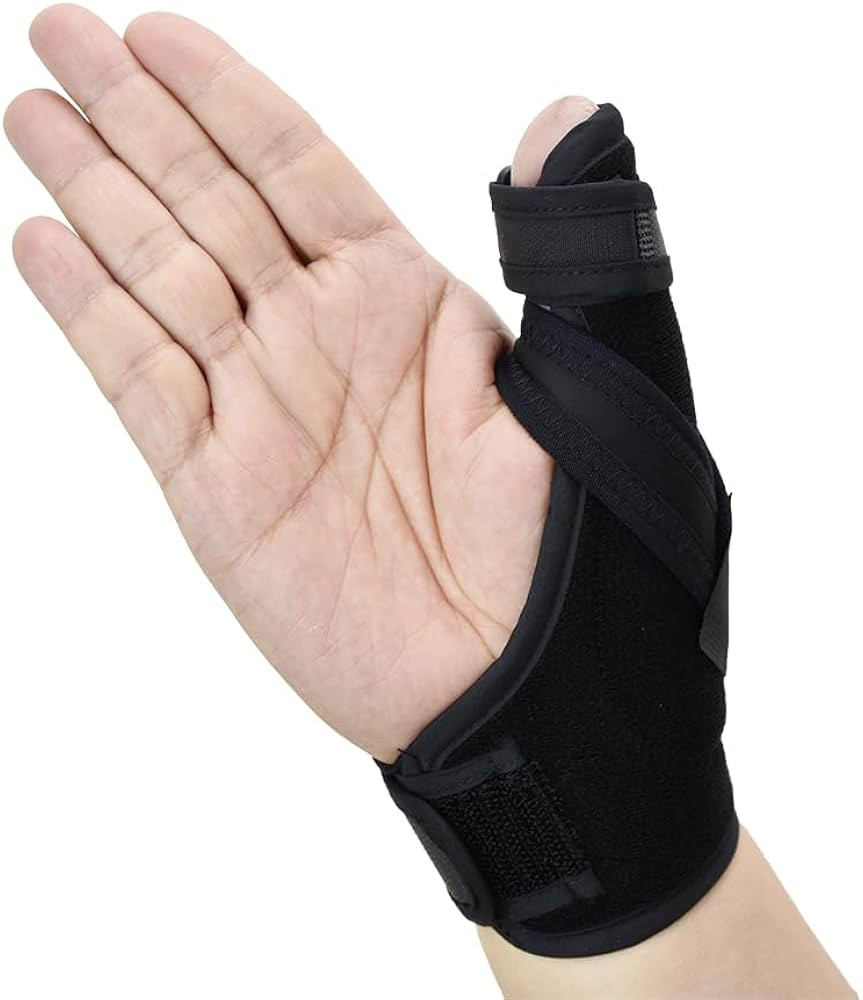 Thumb and wrist stabilization brace