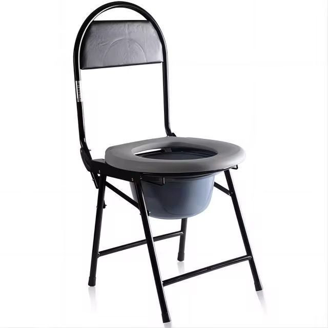 Portable Mobile Toilet Chair