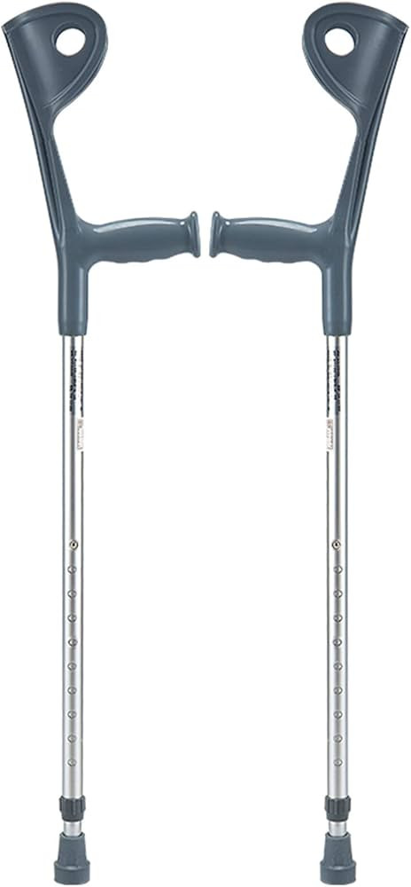 Adjustable medical elbow crutches
